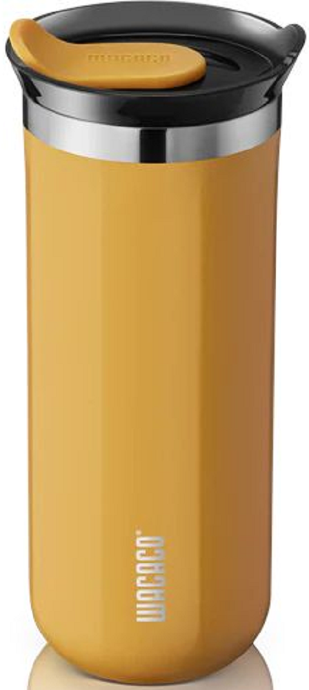 Wacaco Octaroma Grande Travel Mug - Θερμός από Ανοξείδωτο Ατσάλι - BPA Free - 435ml - Amber Yellow