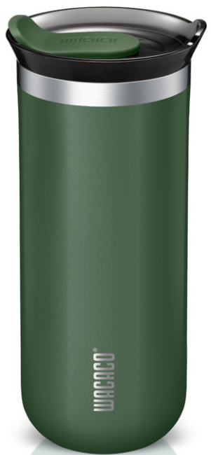 Wacaco Octaroma Grande Travel Mug - Θερμός από Ανοξείδωτο Ατσάλι - BPA Free - 435ml - Pomona Green