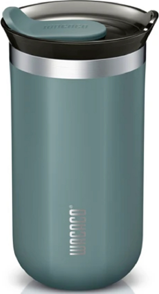Wacaco Octaroma Lungo Travel Mug - Θερμός από Ανοξείδωτο Ατσάλι - BPA Free - 300ml - Cadet Blue