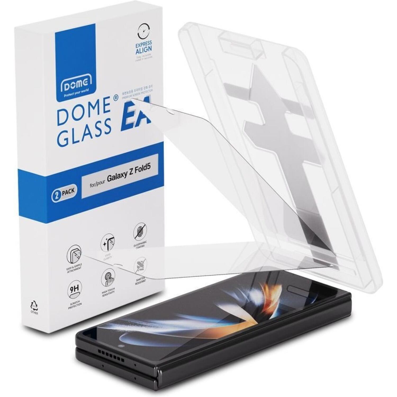 Whitestone GLASS Tempered Glass Samsung Galaxy Z Fold5 2 Τεμάχια (8809365408573)