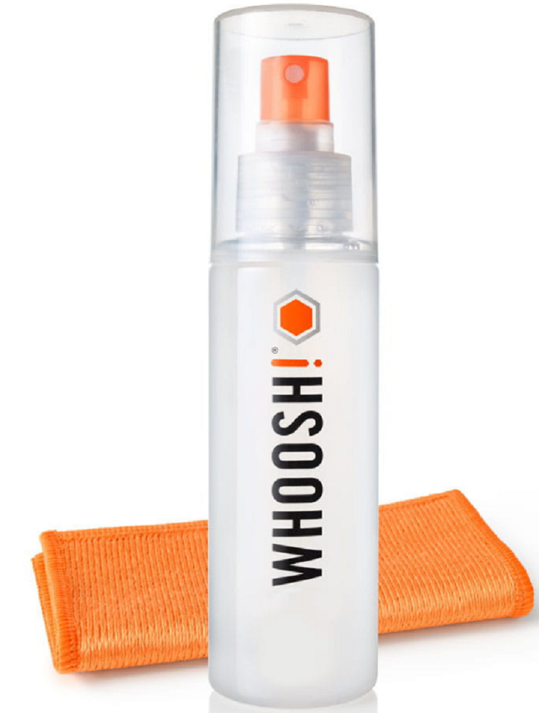 Whoosh! Screen Shine GO XL - Σετ Καθαρισμού Οθόνης με Υγρό Σπρέι και Αντιμικροβιακό Πανί από Μικροΐνες - 100ml