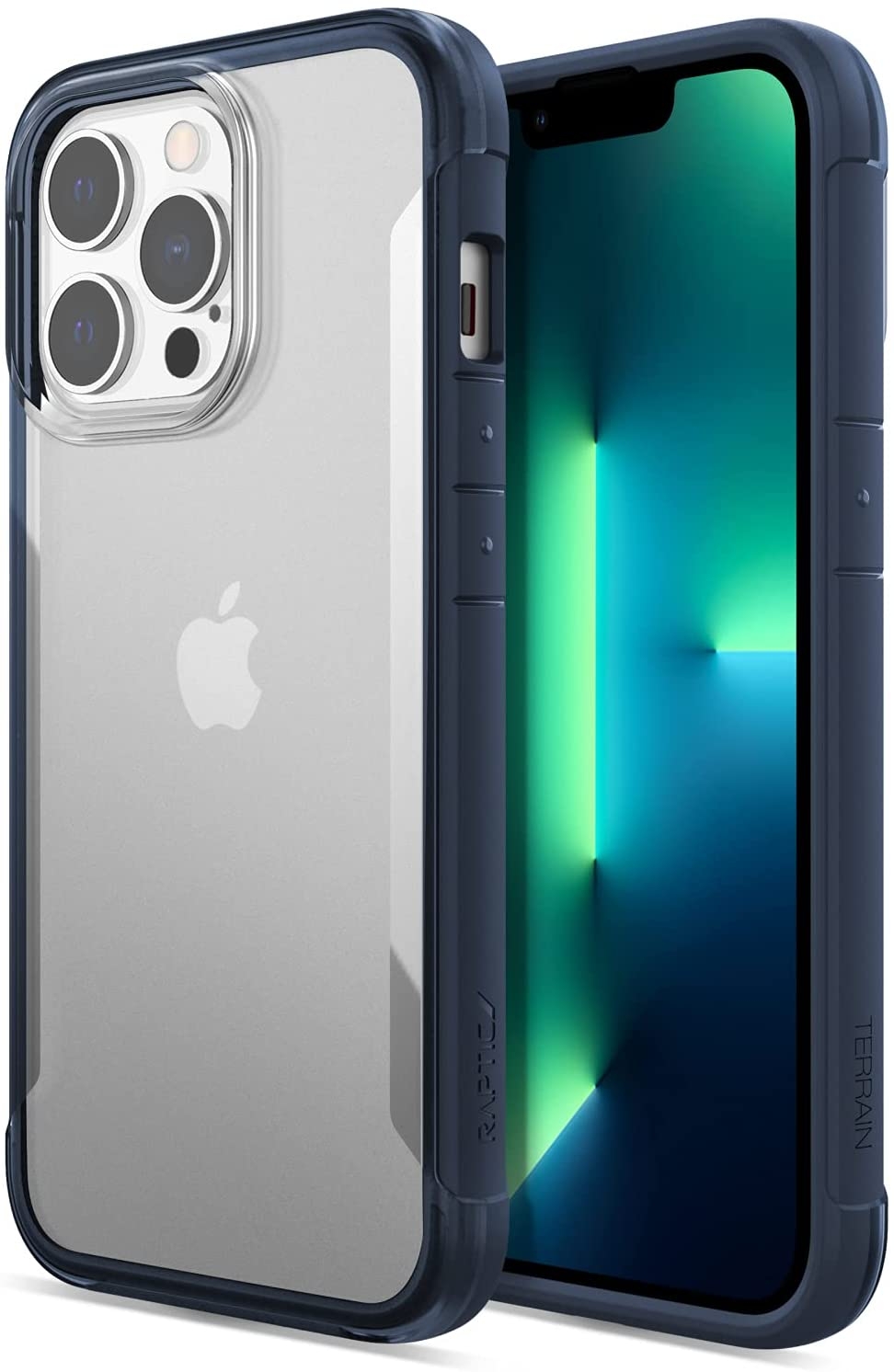 X-Doria Raptic Case Terrain Polycarbonate Biodegradable - Βιοδιασπώμενη Θήκη Apple iPhone 13 Pro - Blue (472036)