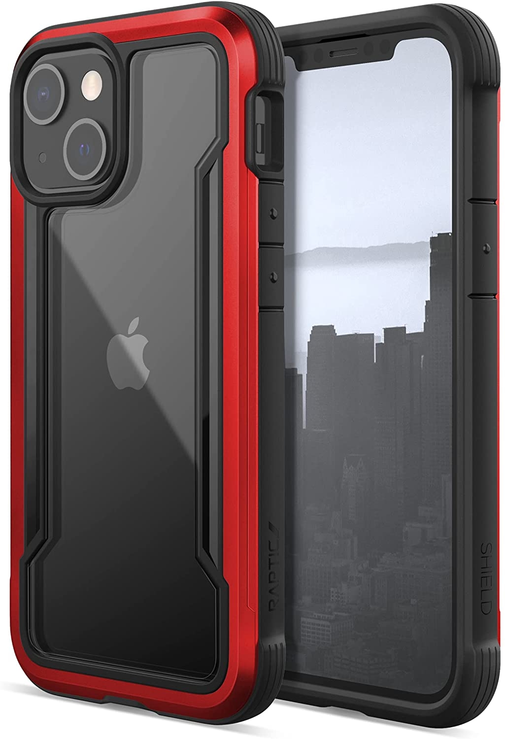 X-Doria Raptic Shield Pro Ανθεκτική Αντιμικροβιακή Θήκη Apple iPhone 13 mini - Red (472821)