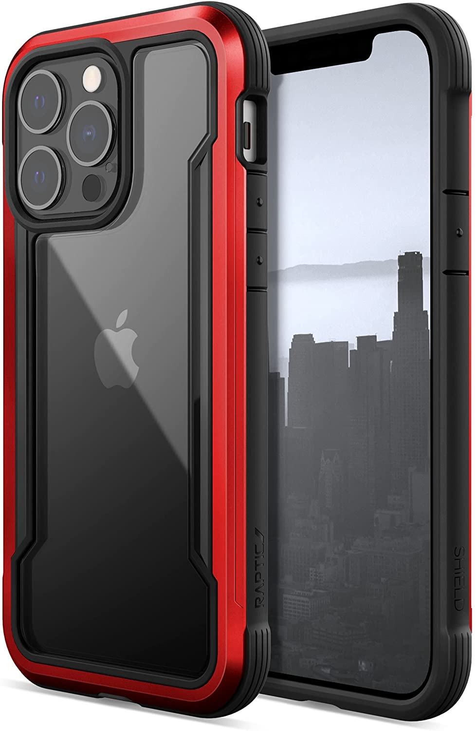 X-Doria Raptic Shield Pro Ανθεκτική Αντιμικροβιακή Θήκη Apple iPhone 13 Pro - Red