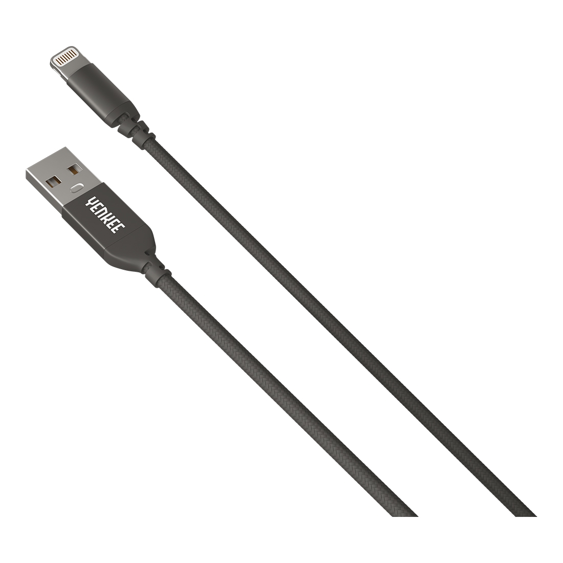 Yenkee Καλώδιο Φόρτισης και Μεταφοράς Δεδομένων Usb σε Lightning - 2m - Black (YCU612BK)