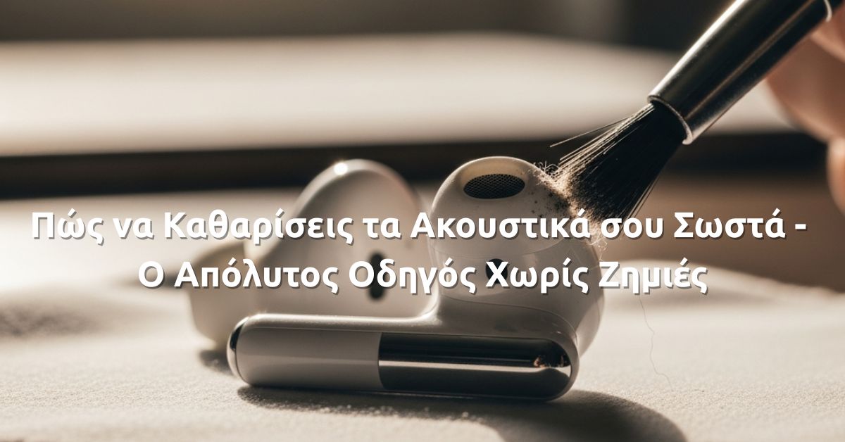 Πώς να Καθαρίσεις τα Ακουστικά σου Σωστά - Ο Απόλυτος Οδηγός Χωρίς Ζημιές Πώς να Καθαρίσεις τα Ακουστικά σου Σωστά - Ο Απόλυτος Οδηγός Χωρίς Ζημιές