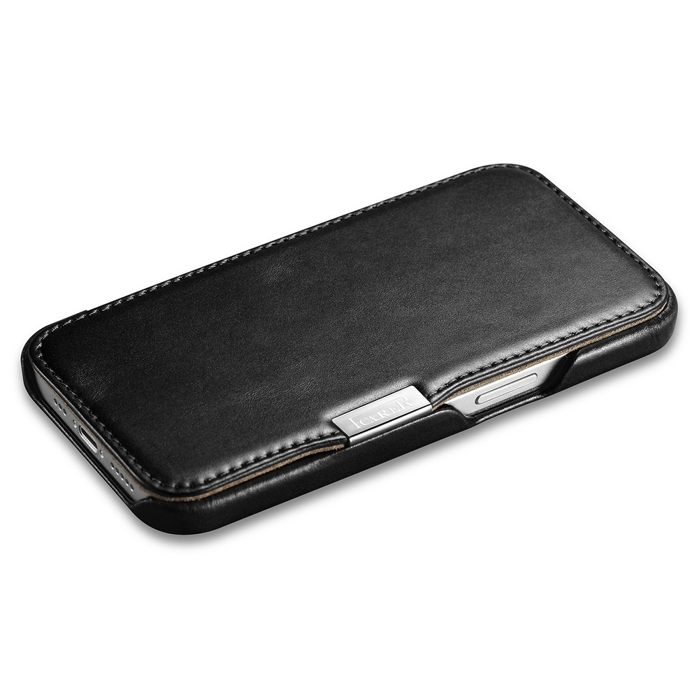 icarer-vintage-series-side-open-dermatini-thiki-apple-iphone-13-black-4.jpg