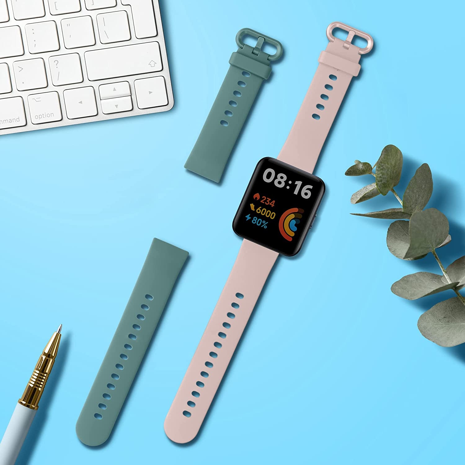 kw-louraki-silikonis-xiaomi-redmi-watch-2-redmi-watch-2-lite-2-temaxia-dark-green-dusty-pink-2.jpg