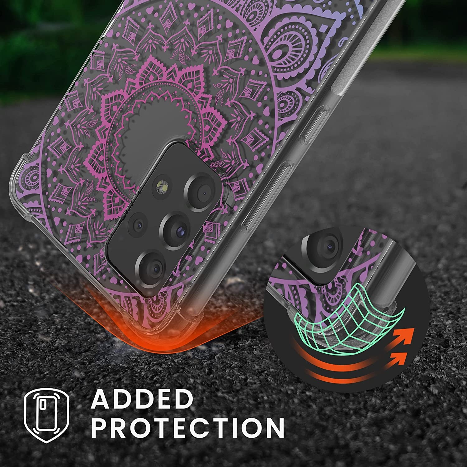 kw-mobile-diafani-thiki-silikonis-me-louraki-laimou-samsung-galaxy-a53-5g-transparent-indian-sun-blue-dark-pink-1.jpg