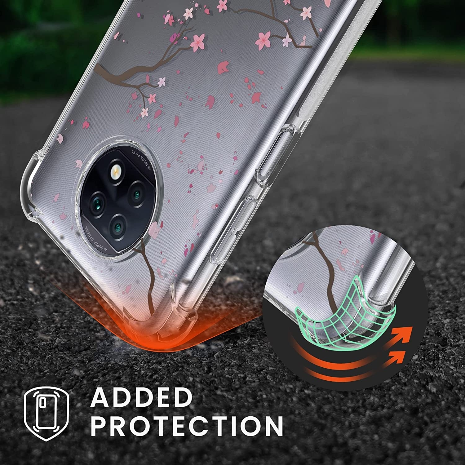 kw-mobile-diafani-thiki-silikonis-me-louraki-laimou-xiaomi-redmi-note-9t-5g-transparent-cherry-blossoms-pink-dark-brown-3.jpg