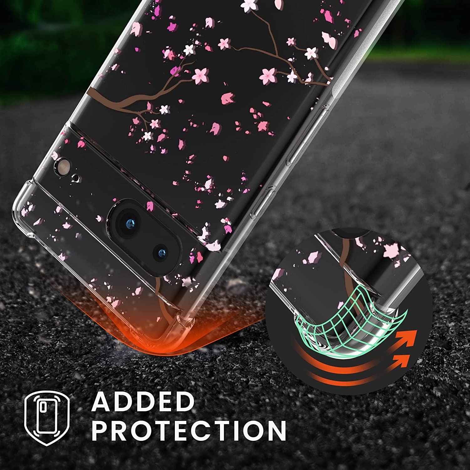 kw-mobile-diafani-thiki-silikonis-me-louraki-laimou-google-pixel-7-cherry-blossoms-pink-dark-brown-transparent-1.jpg