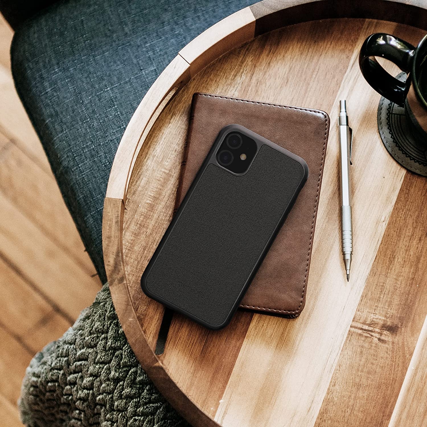 kw-mobile-pu-leather-hard-case-skliri-thiki-me-tpu-bumper-apple-iphone-11-jeans-anthracite-1.jpg