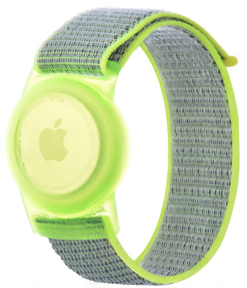 tech-protect-nylon-for-kids-louraki-thiki-karpou-apple-airtag-gia-paidia-lime.png