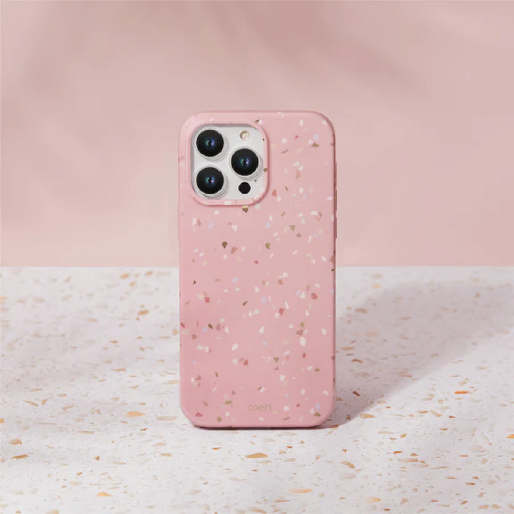 uniq-coehl-terrazzo-anthektiki-thiki-superior-hybrid-apple-iphone-14-pro-coral-pink-1.png