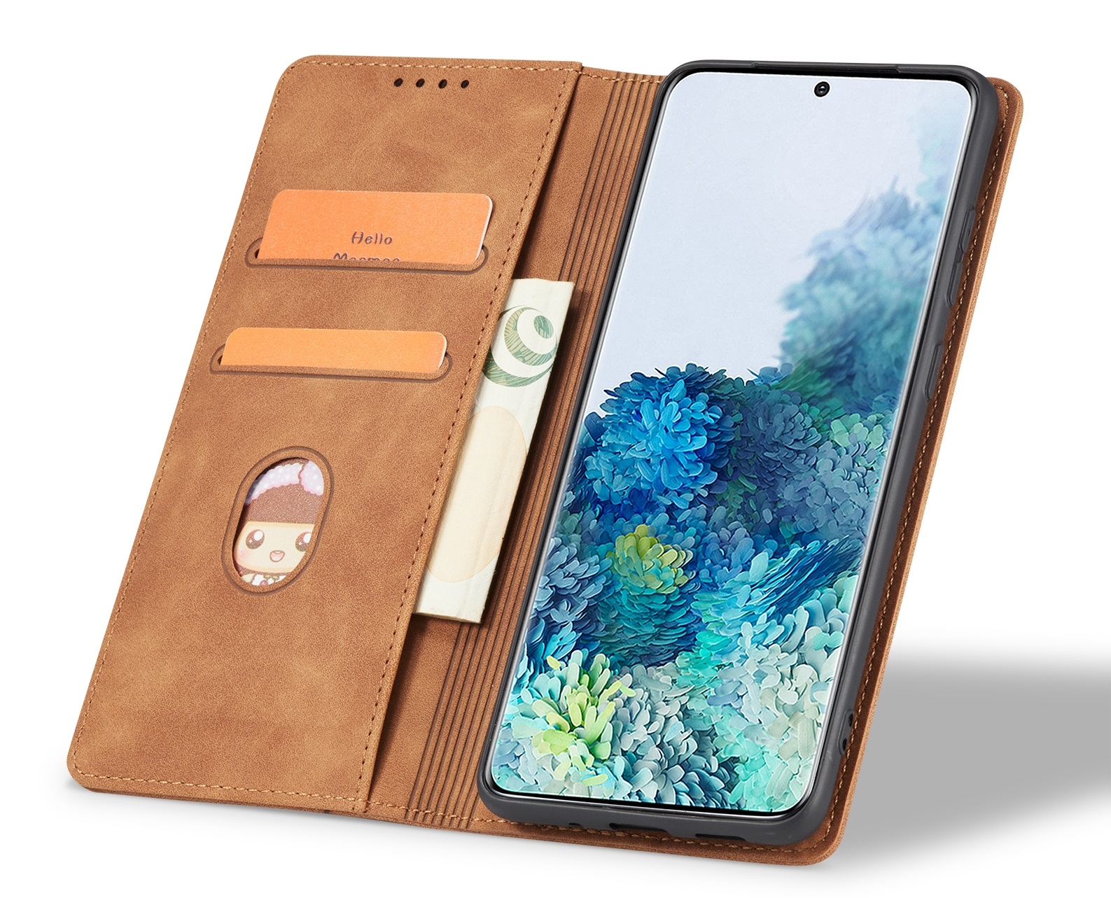 bodycell-thiki-portofoli-xiaomi-redmi-13c-4g-poco-c65-brown-1.jpg