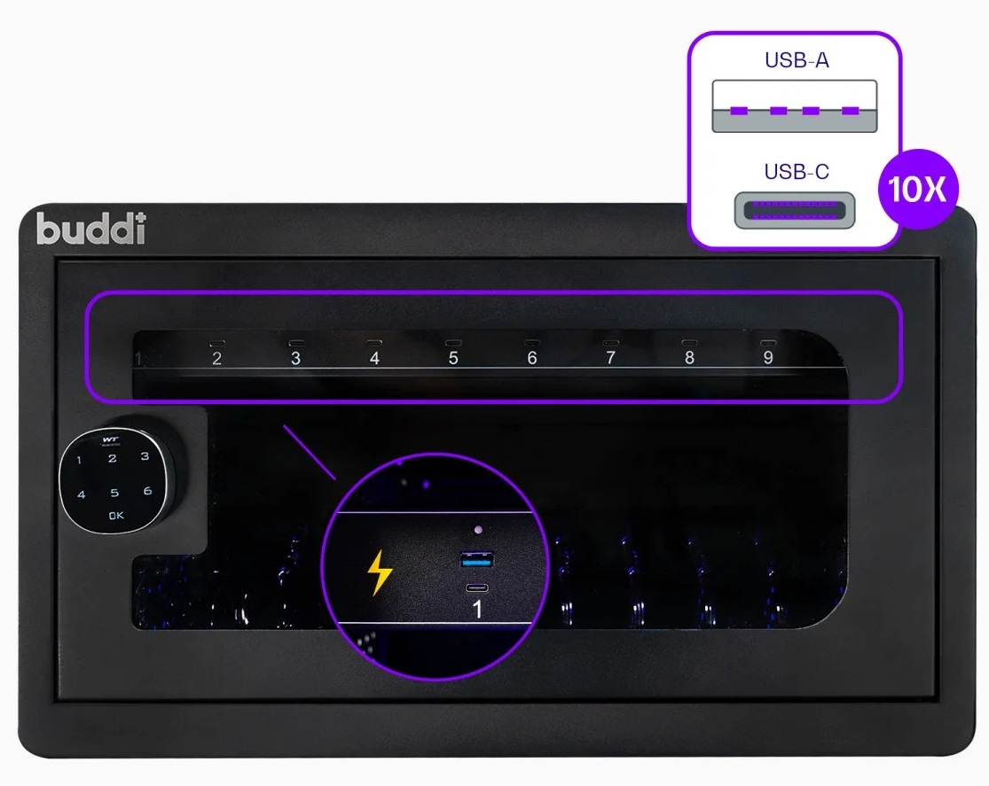 buddi-collect-charging-station-locker-kiniton-stathmos-fortisis-10-theseon-me-ensomatomeni-kleidaria-kai-kodiko-prosvasis-10-usb-a-10-type-c-300-w-black-1.jpg