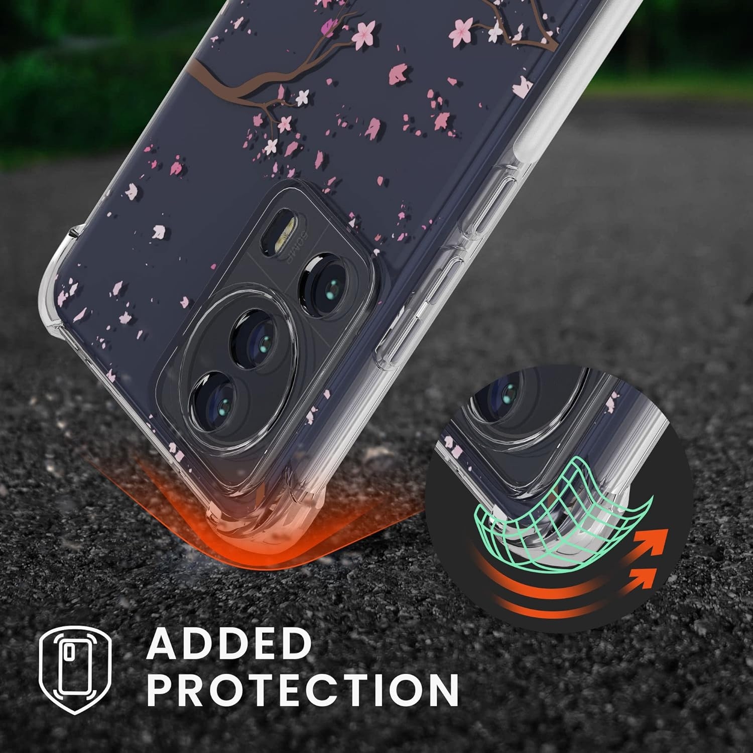 kw-mobile-diafani-thiki-silikonis-me-louraki-laimou-xiaomi-13-lite-cherry-blossoms-cherry-petals-pink-dark-brown-transparent-3.jpg