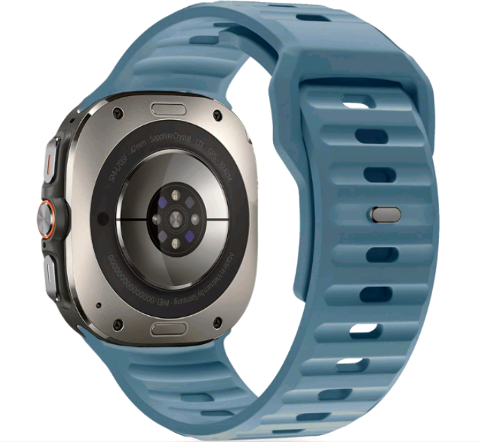 louraki-samsung-galaxy-watch-ultra-47-mm-tech-protect-silicone-line-silikonis-montego-blue-2.png