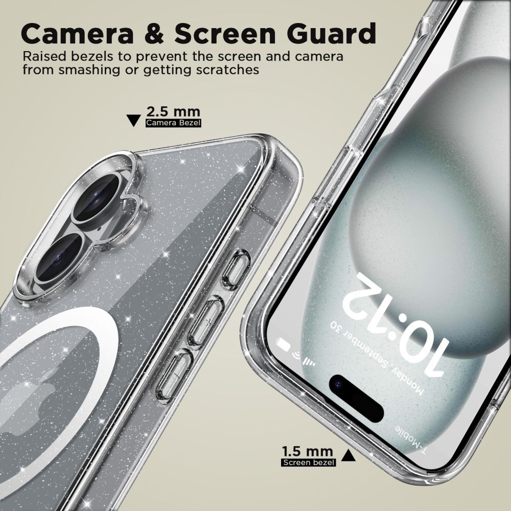 thiki-apple-iphone-16-tech-protect-flexair-hybrid-skliri-diafani-me-magsafe-glitter-2.jpg