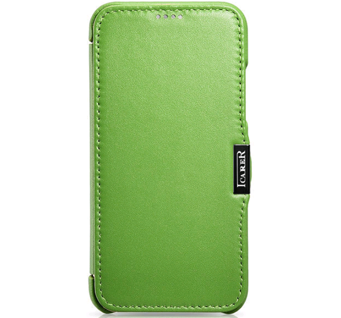 thiki-apple-iphone-x-xs-icarer-luxury-series-side-open-dermatini-green-1.png