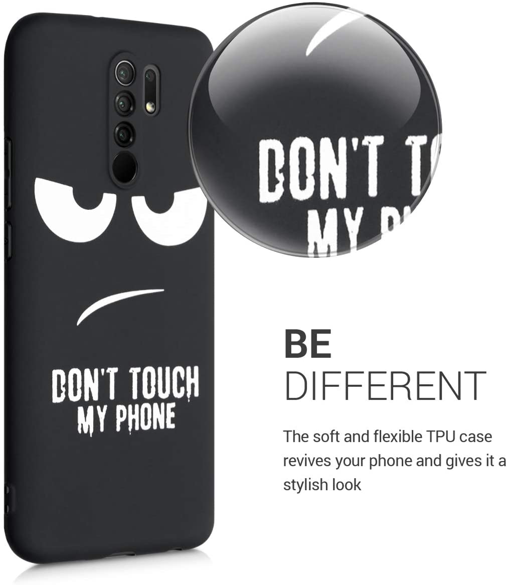 thiki-silikonis-kwmobile-xiaomi-redmi-9-dont-touch-my-phone-white-black-52767.01.jpg